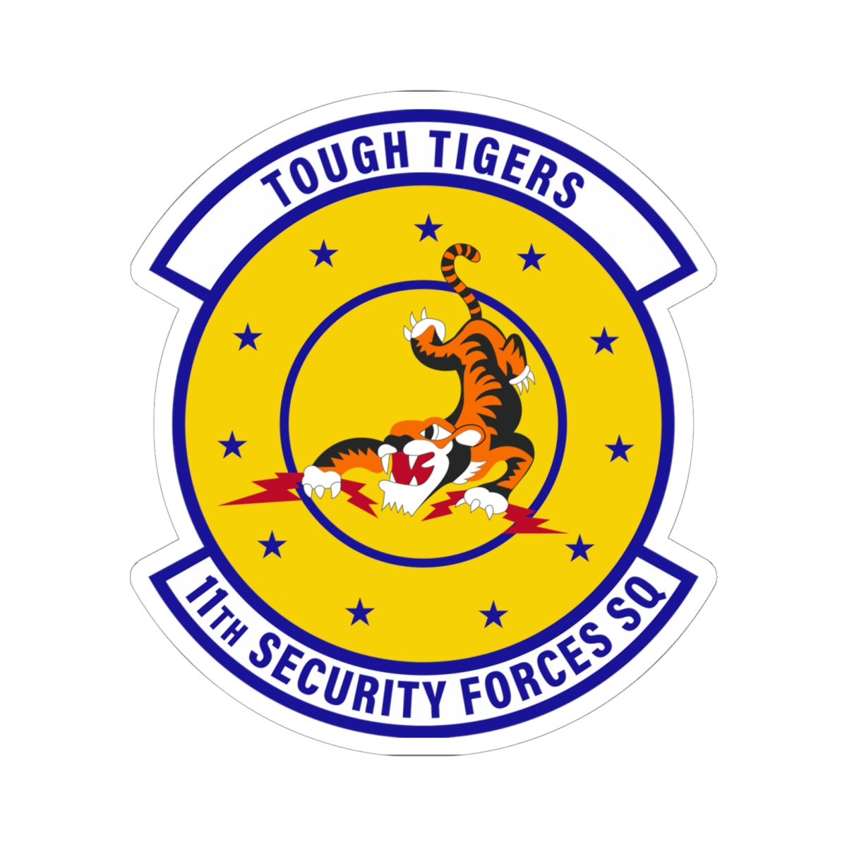 Kiss-Cut Stickers - USAF - 11th Security Forces Squadron wo txt
