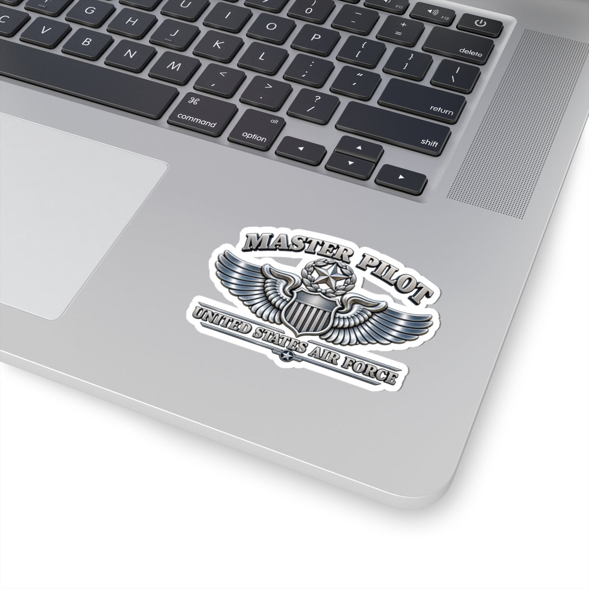 Kiss-Cut Stickers - USAF - Master Pilot Badge - United States Air Force - 3D - Enhanced
