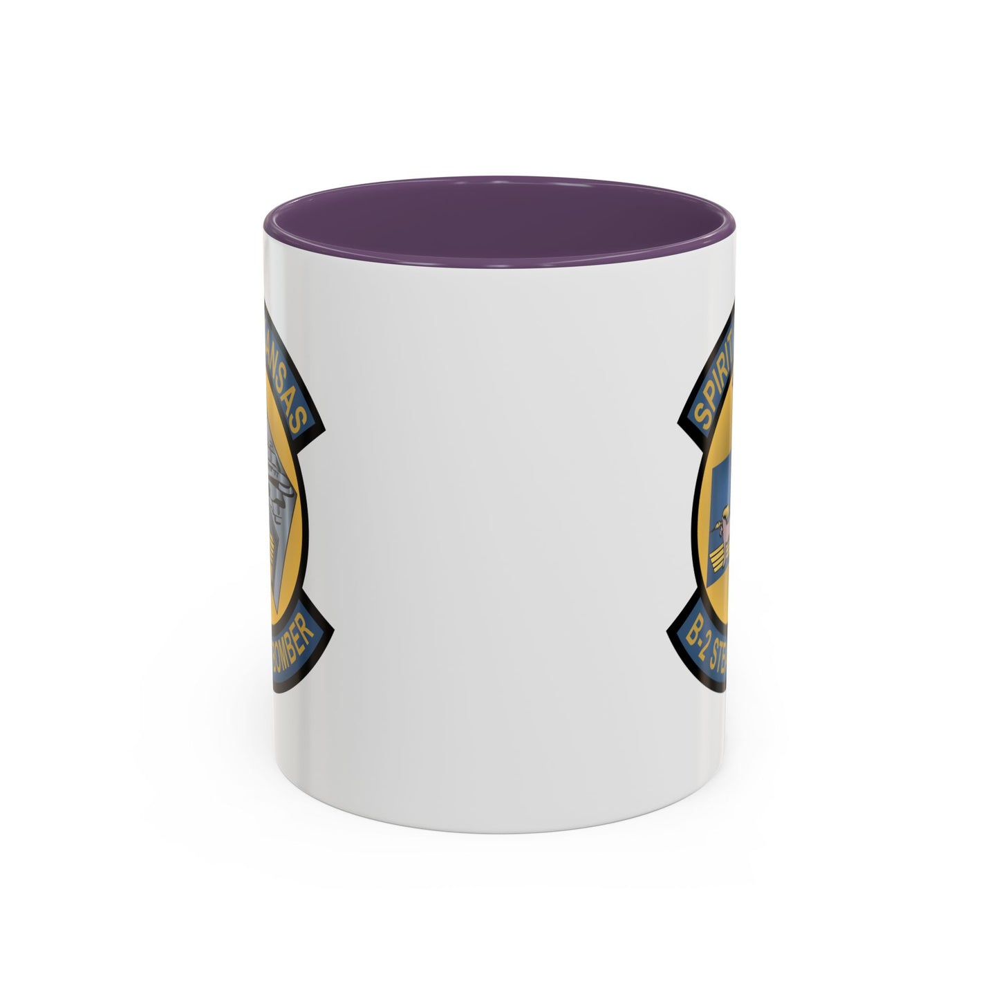 Accent Coffee Mug (11oz & 15oz) - USAF - B2 - Spirit of Kansas - Stealth Bomber wo txt X 300