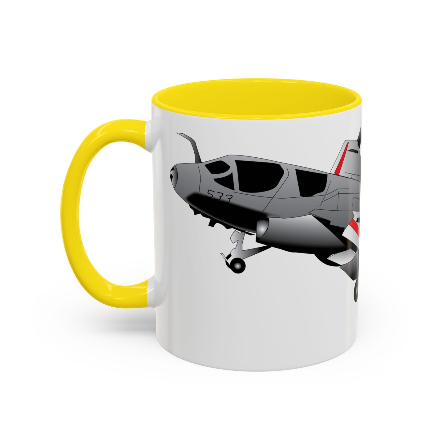 Accent Coffee Mug (11oz & 15oz) - Aircraft - Navy - A-6A Intruder X 300