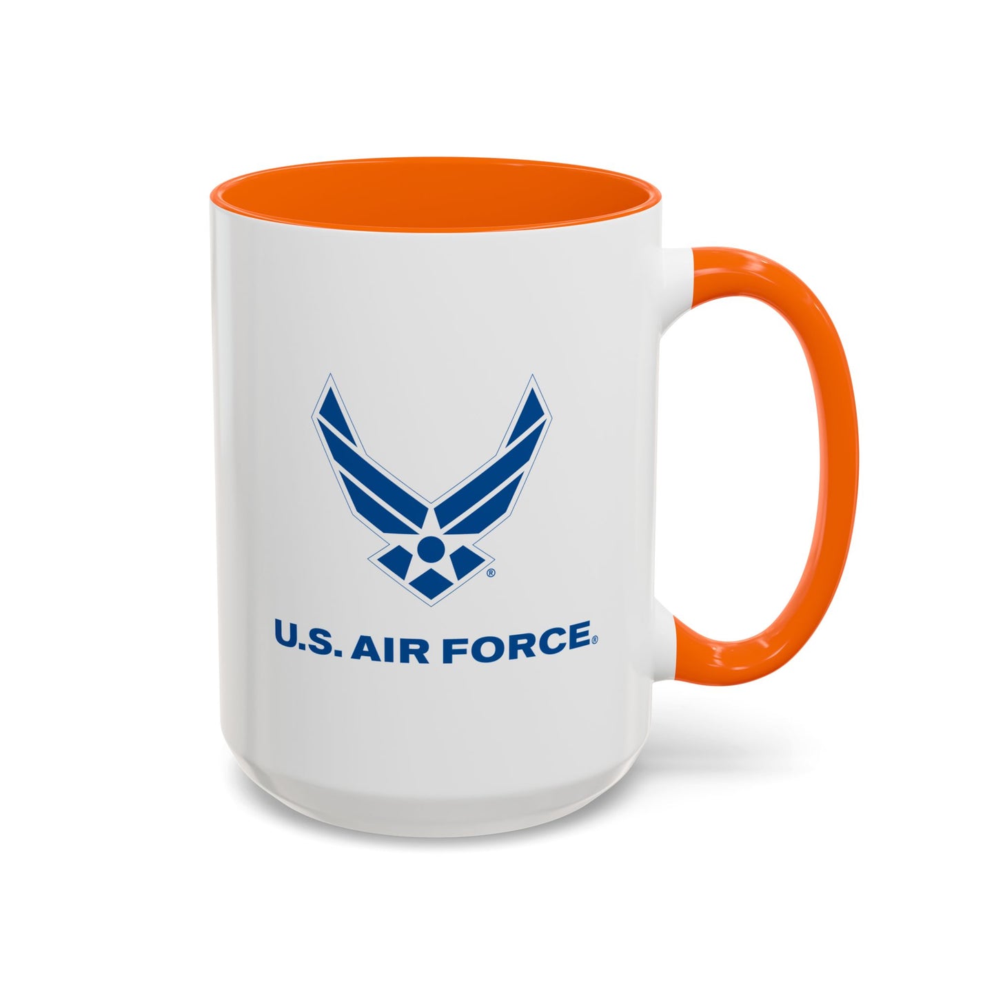 Accent Coffee Mug (11oz & 15oz) - USAF Logo, TM Txt - U S Air Force X 300