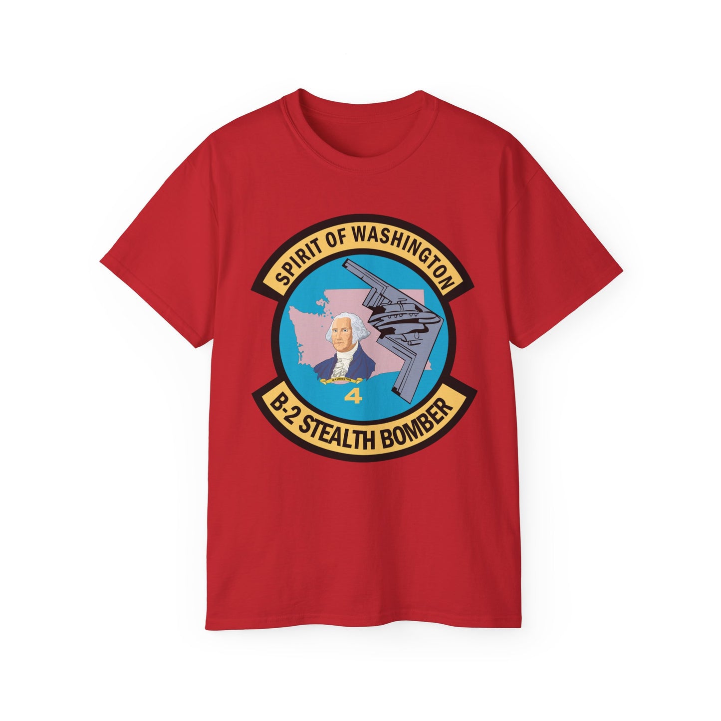 Unisex Ultra Cotton Tee - USAF - B2 - Spirit of Washington - Stealth Bomber wo txt X 300