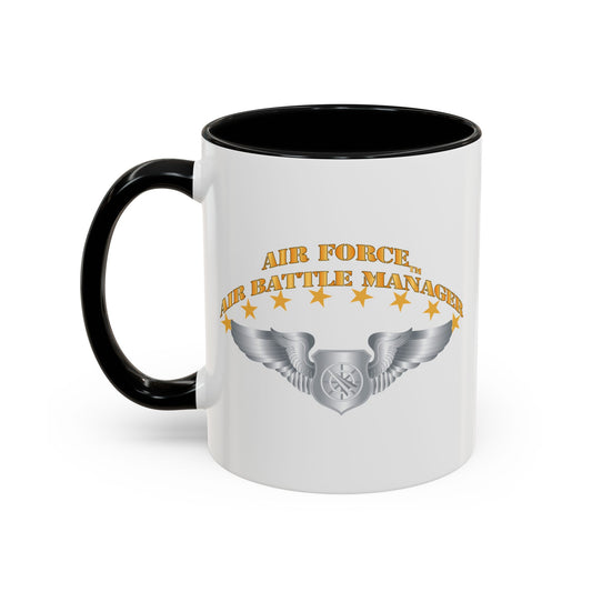 Accent Coffee Mug (11oz & 15oz) - USAF - Air Battle Manager - Basic Wings X 300