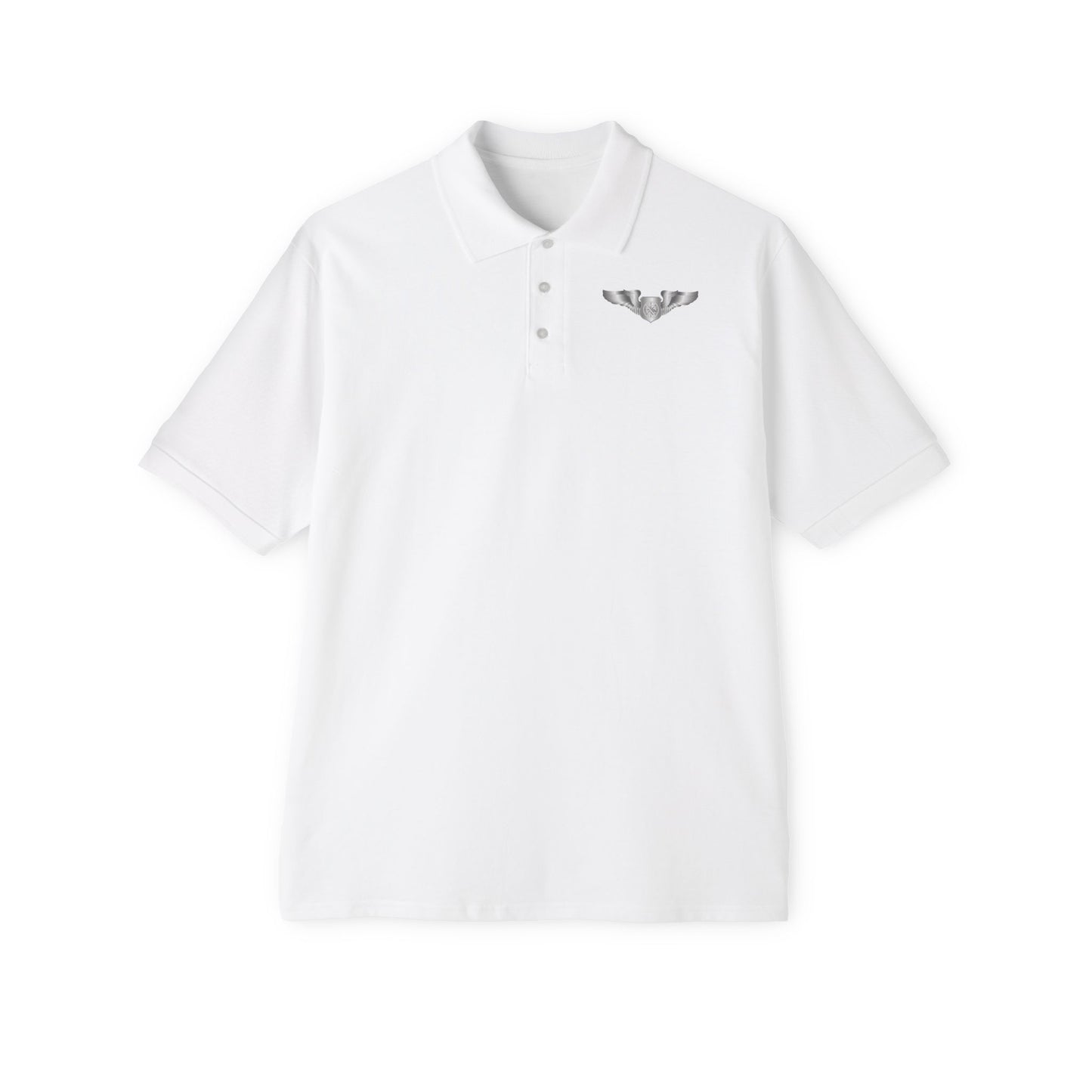 Men's Piqué Polo - USAF - Air Battle Manager - Basic Wings wo Txt