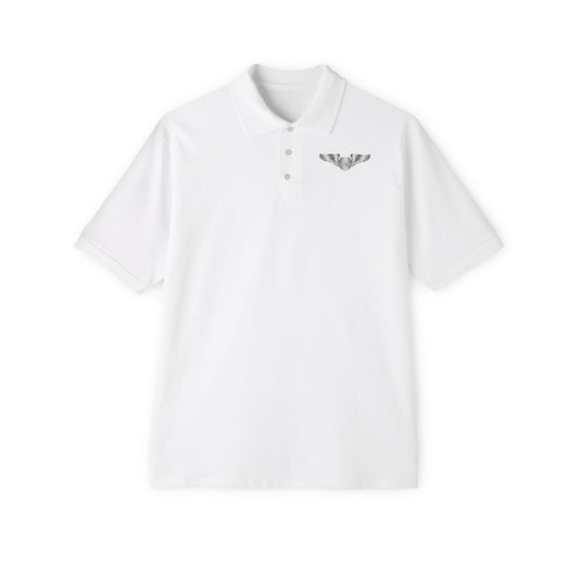 Men's Piqué Polo - USAF - Air Battle Manager - Basic Wings wo Txt