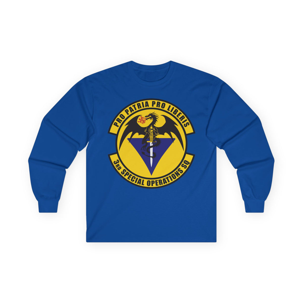 Unisex Ultra Cotton Long Sleeve Tee - USAF - 3rd Special Operations Squadron wo txt