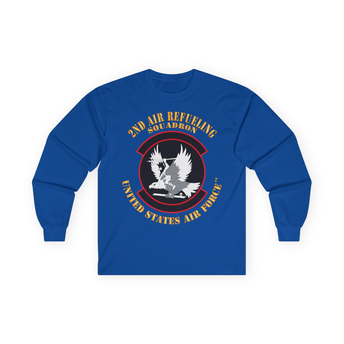 Unisex Ultra Cotton Long Sleeve Tee - USAF - 2nd Air Refueling Squadron