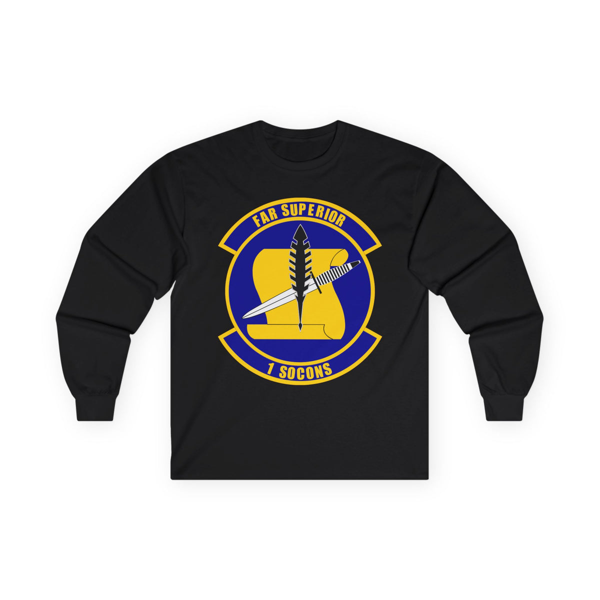 Unisex Ultra Cotton Long Sleeve Tee - USAF - 1st Special Operations Contracting Sq wo txt X 300