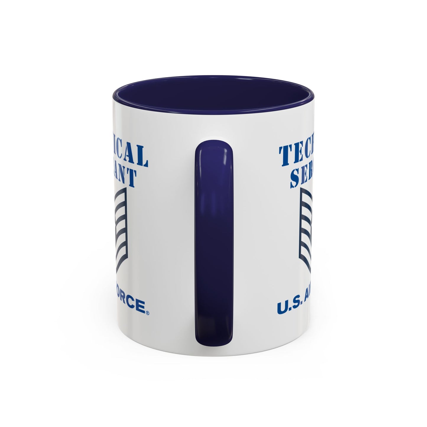 Accent Coffee Mug (11oz & 15oz) - USAF - Technical Sergeant (E6) - 2020 - US Air Force w Text X 300