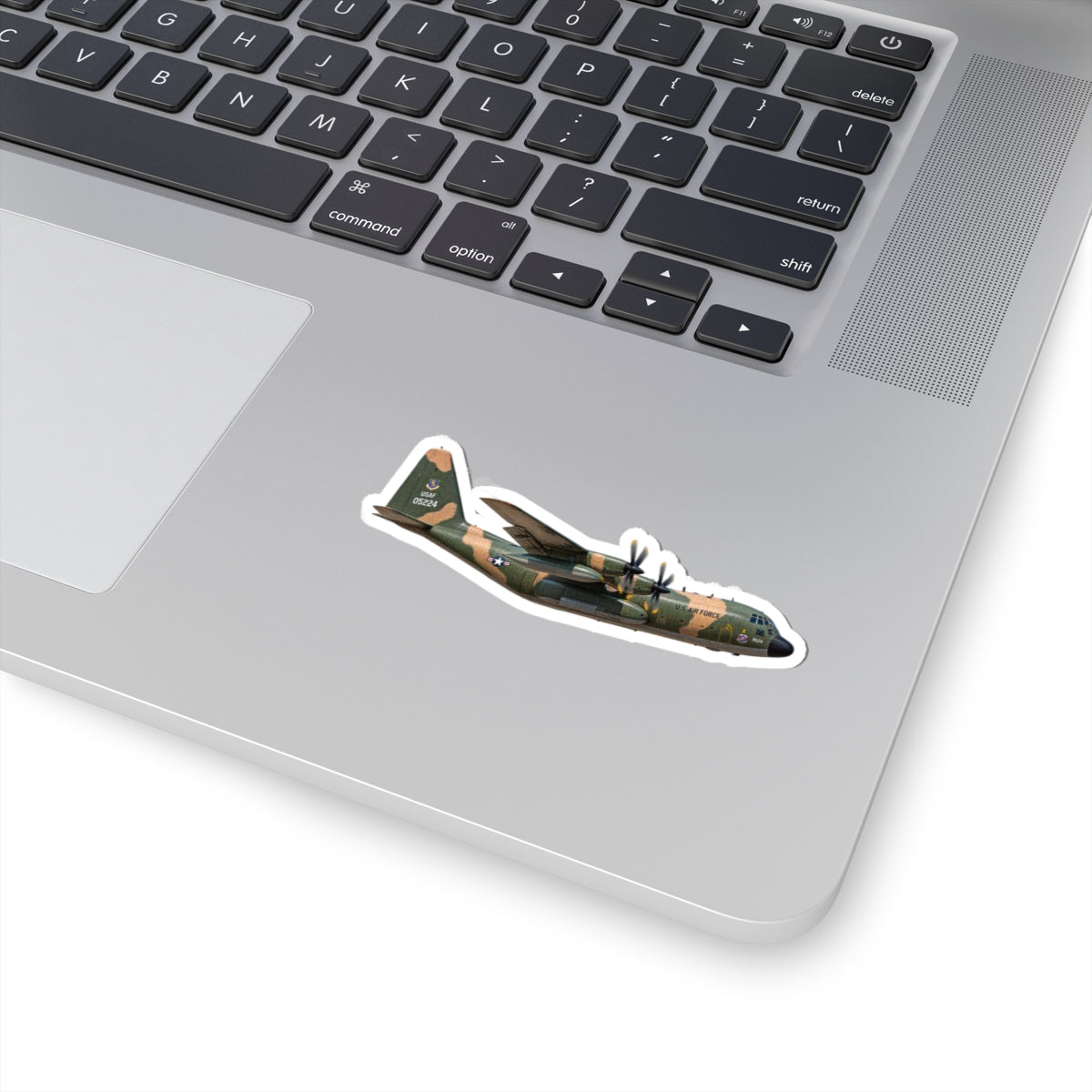 Kiss-Cut Stickers - C-130  Aircraft - Camo - Right Side