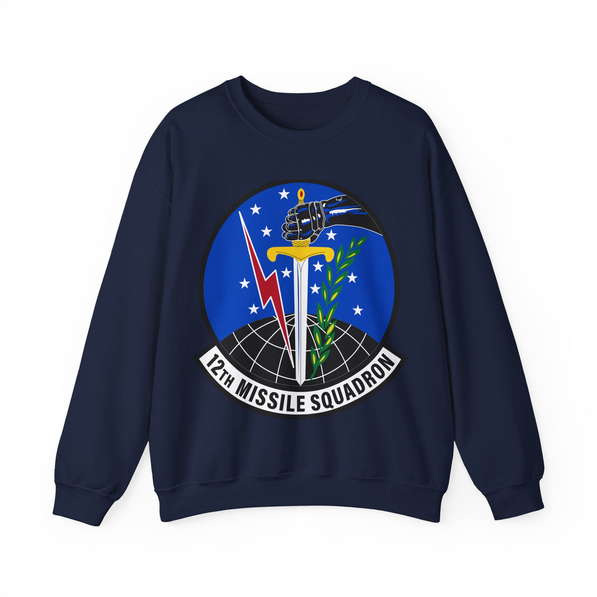 Crewneck Sweatshirt - USAF - 12th Missile Squadron wo txt
