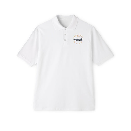 Men's Piqué Polo - USAF - F-16 Fighting Falcon - 20th Fighter Wing X 300