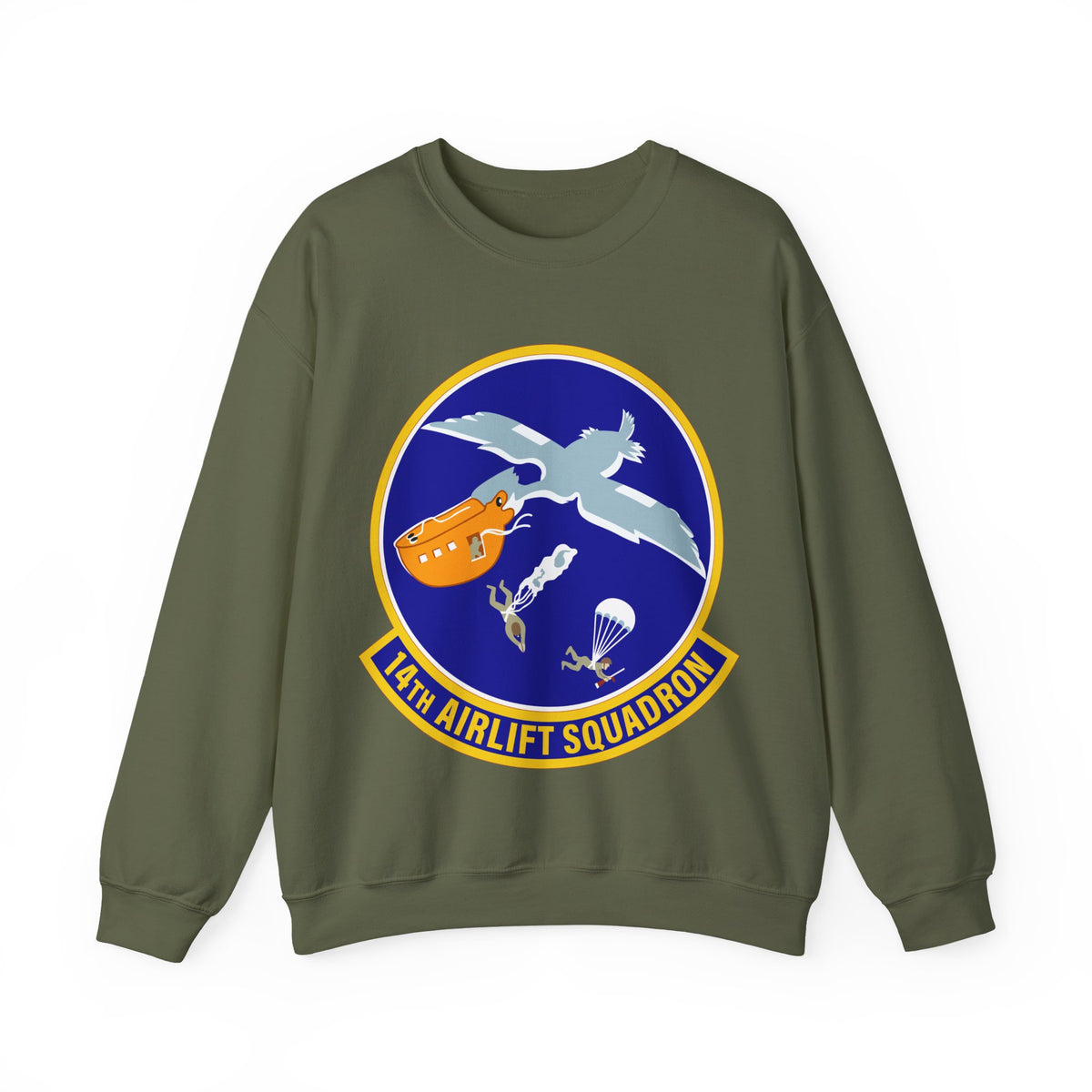 Crewneck Sweatshirt - USAF - 14th Airlift Squadron wo txt