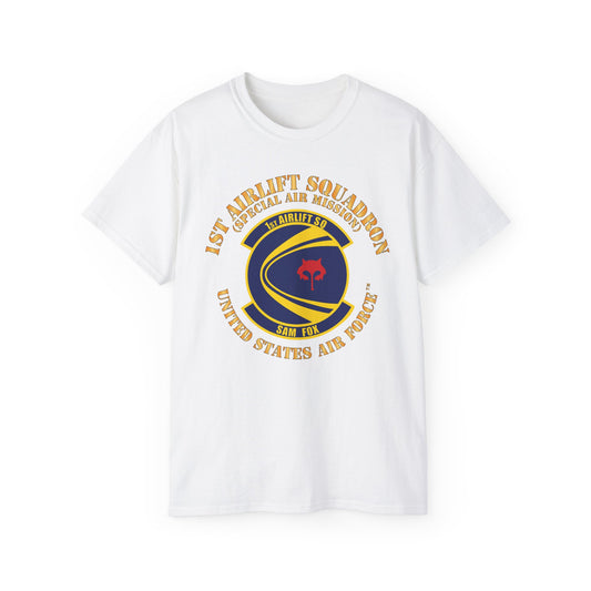 Unisex Ultra Cotton Tee - USAF - 1st Airlift Squadron X 300