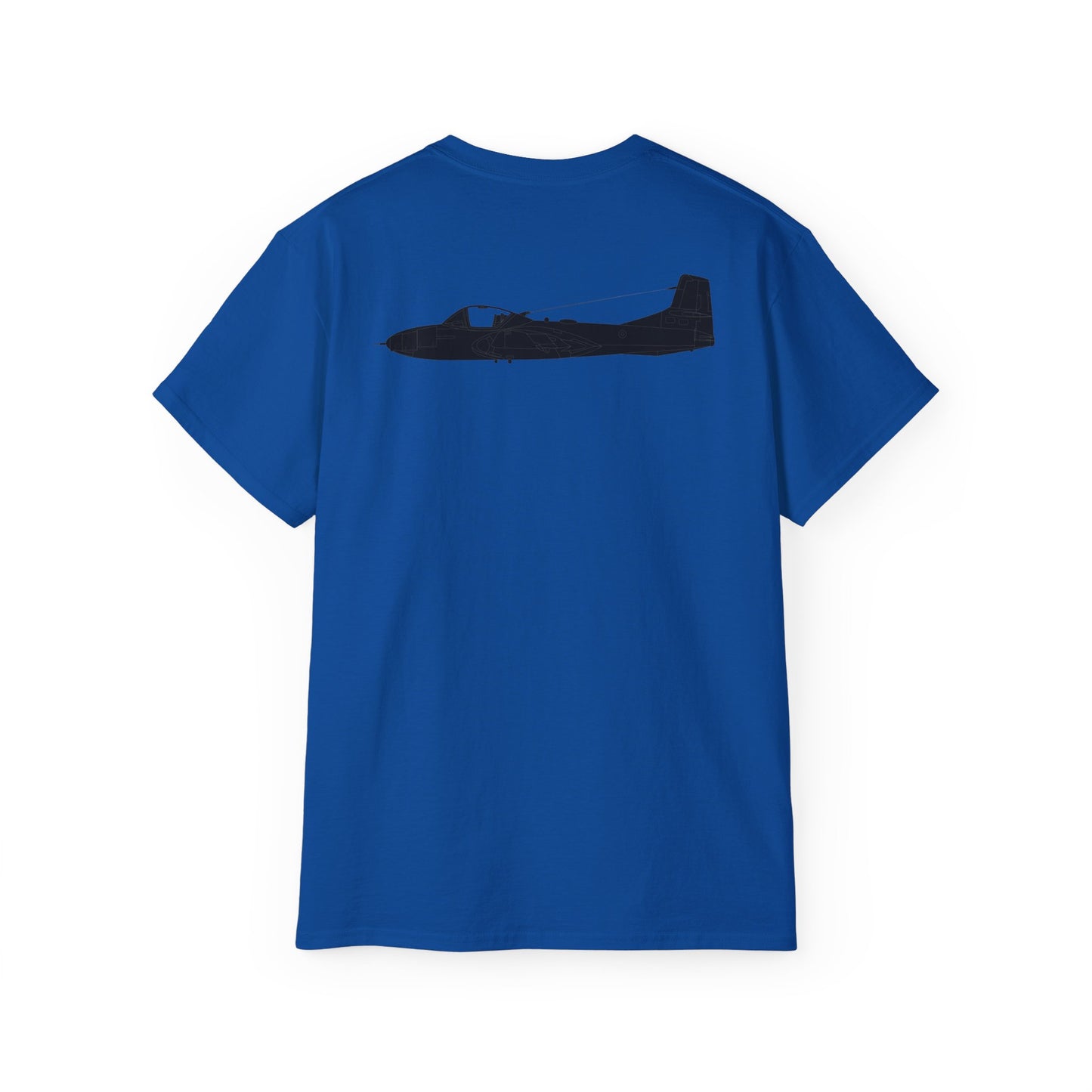 Unisex Ultra Cotton Tee - Aircraft - T-37-Trainer - Top - Black - Metal X 300