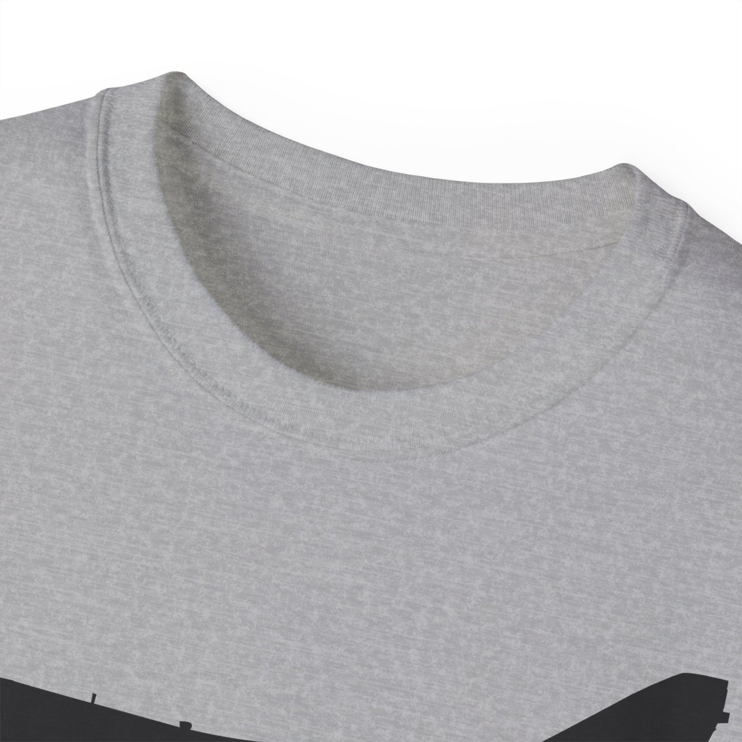 Unisex Ultra Cotton Tee - Aircraft - Navy - A-7B Corsair II - Side - Silhouette X 300