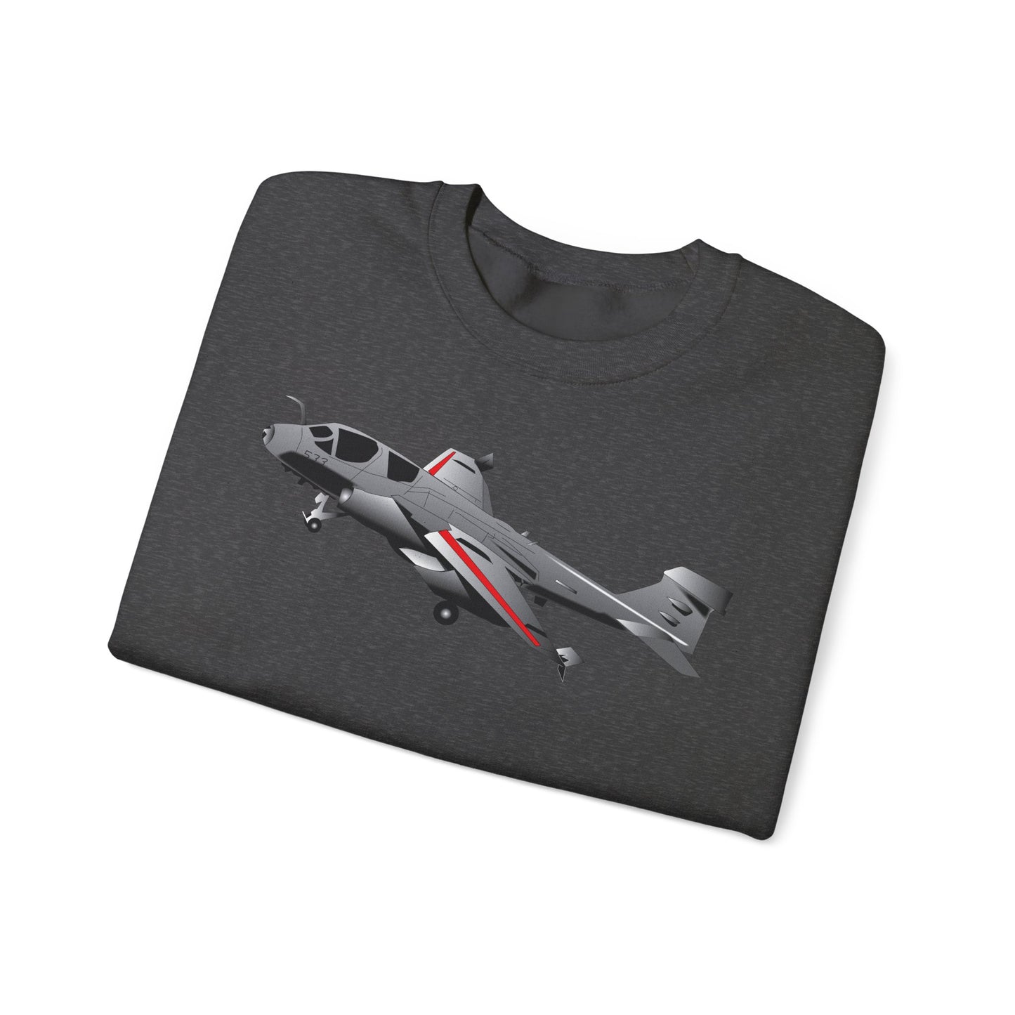 Crewneck Sweatshirt - Aircraft - Navy - A-6A Intruder X 300