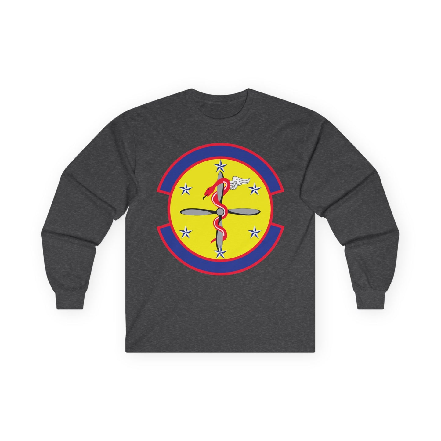 Unisex Ultra Cotton Long Sleeve Tee - USAF - 2nd Operational Medical Readiness Squadron wo txt
