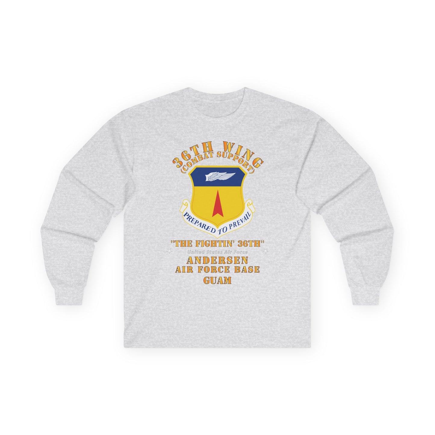 Unisex Ultra Cotton Long Sleeve Tee - USAF - 36th Wing - Anderson AFB - Guam