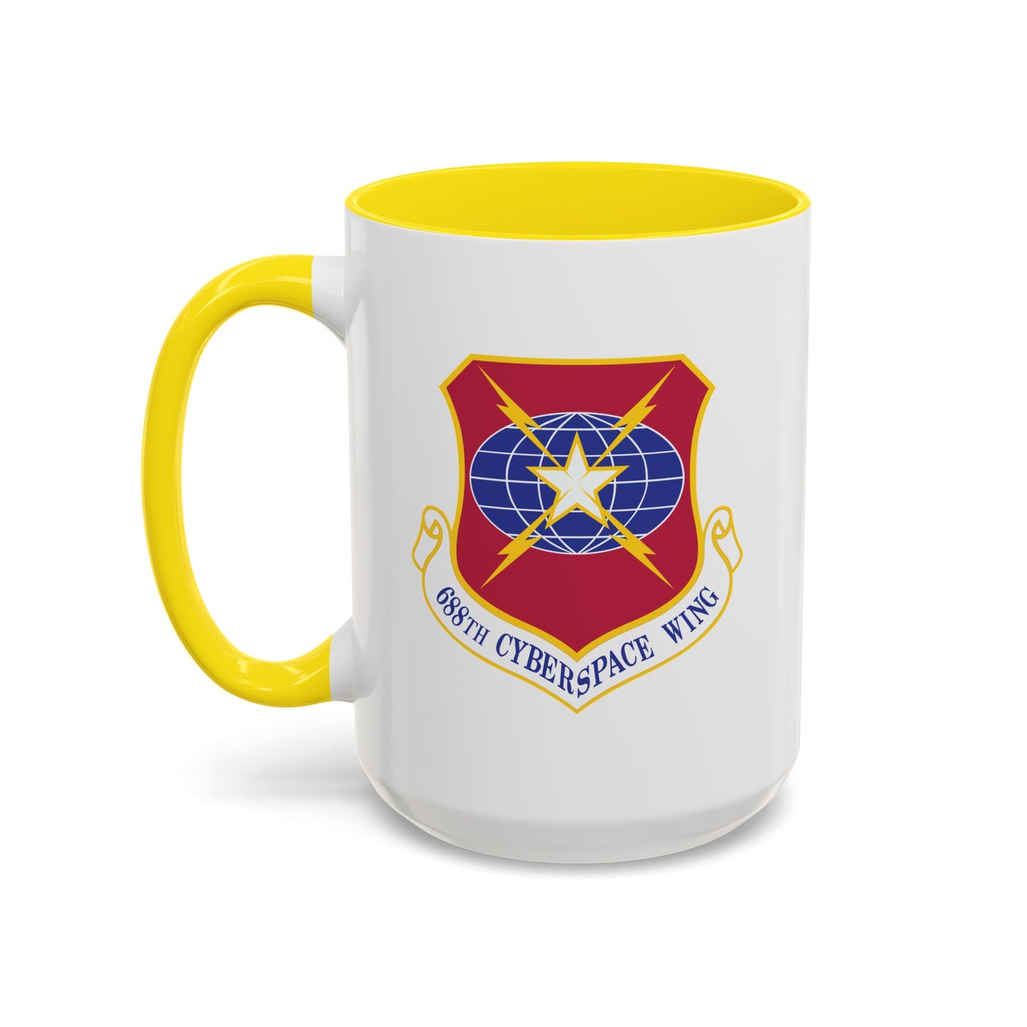 Accent Coffee Mug (11oz & 15oz) - USAF - 688th Cyberspace Wing wo Txt X 300