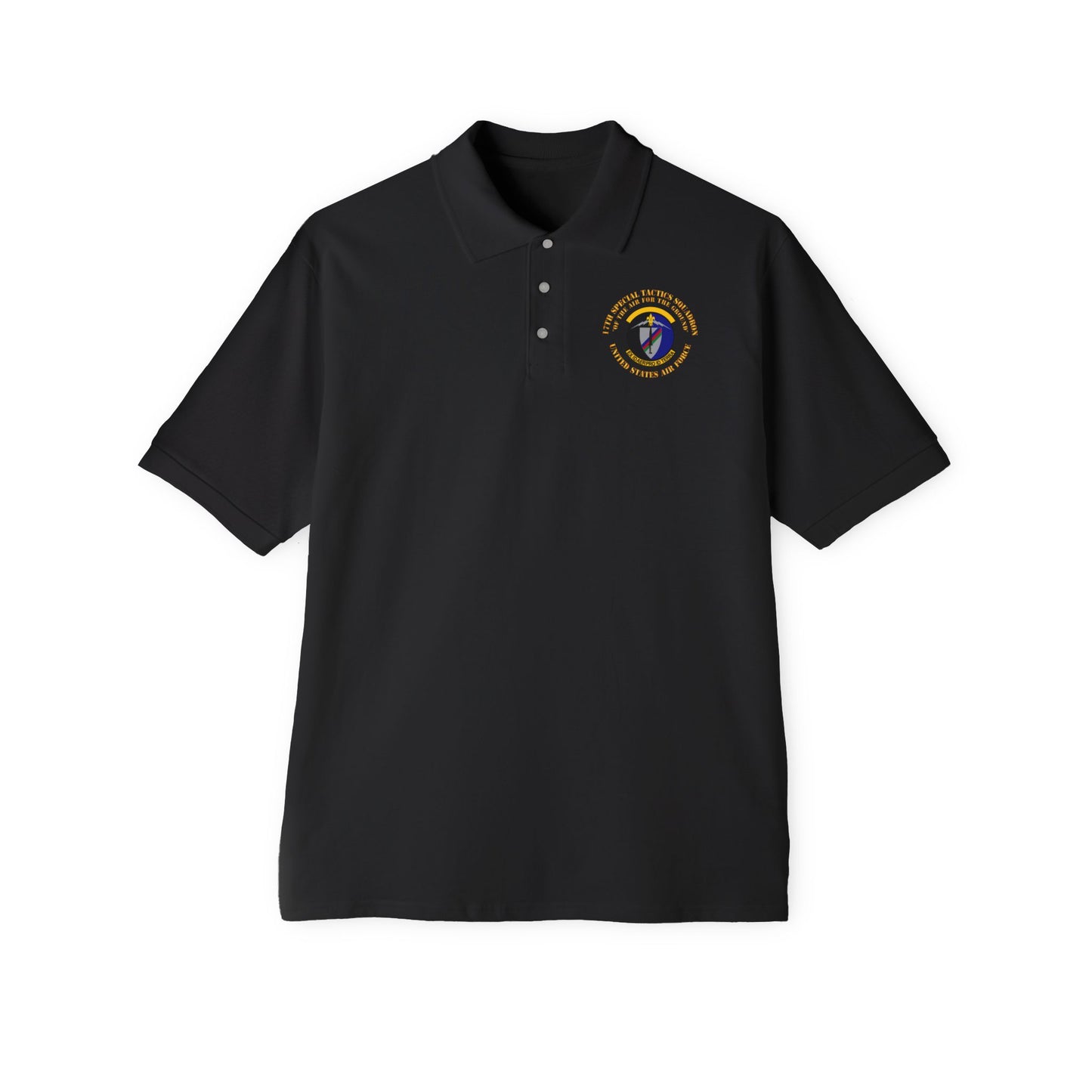 Men's Piqué Polo - USAF - 17th Special Tactics Squadron