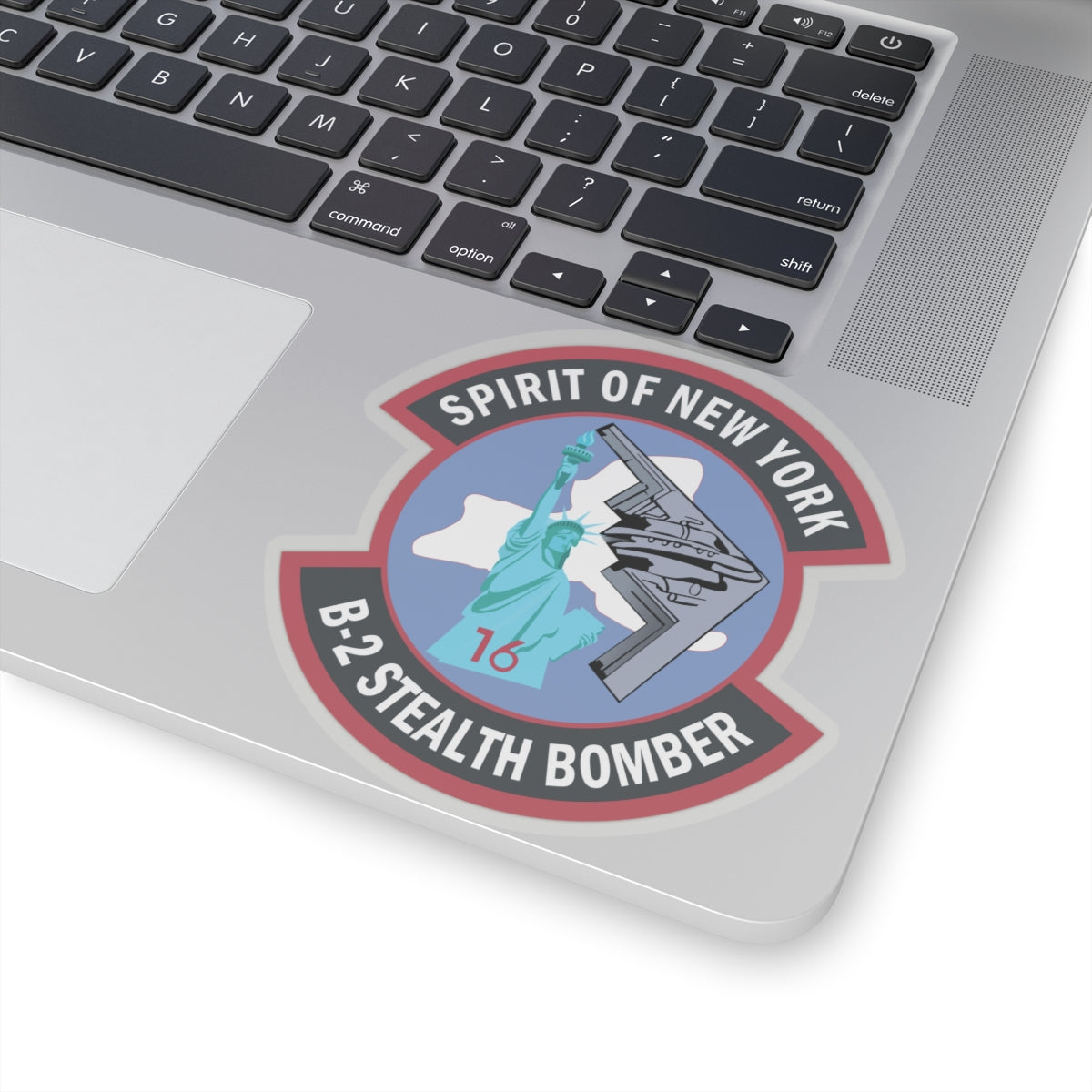 Kiss-Cut Stickers - USAF - B2 - Spirit of New York - Stealth Bomber wo txt X 300