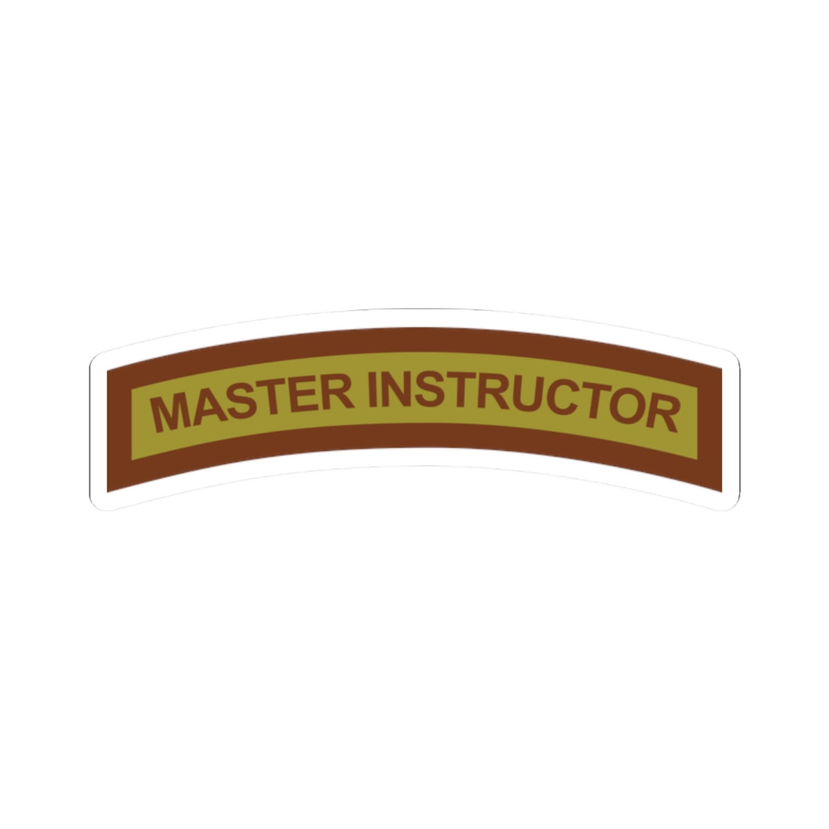 Kiss-Cut Stickers - USAF - Master Instructor Tab