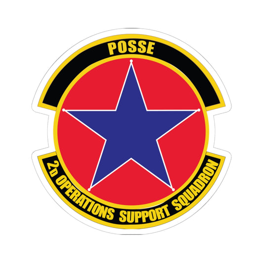 Kiss-Cut Stickers - USAF - 2nd Operations Support Squadron wo txt
