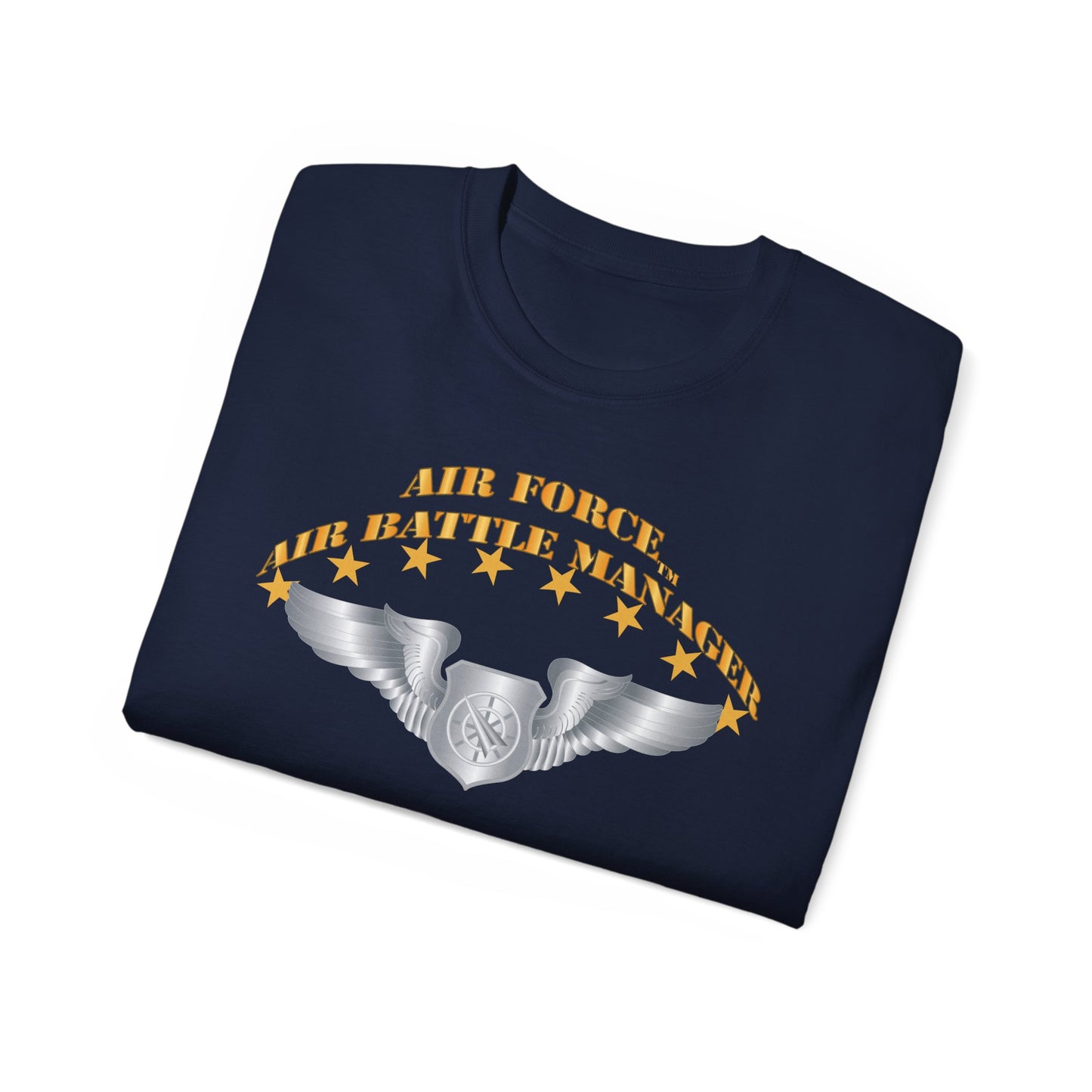 Unisex Ultra Cotton Tee - USAF - Air Battle Manager - Basic Wings X 300