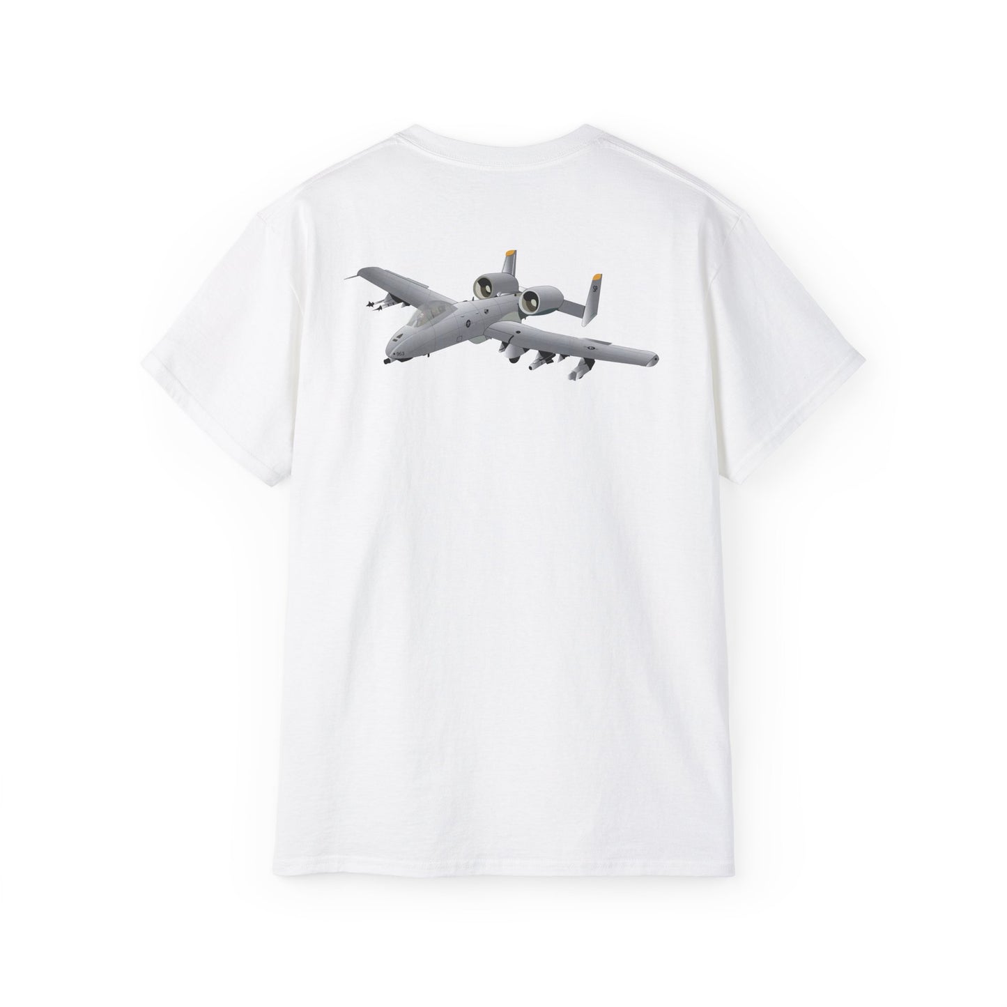 Unisex Ultra Cotton Tee - Aircraft - A10 - Front - Top - Oblique X 300