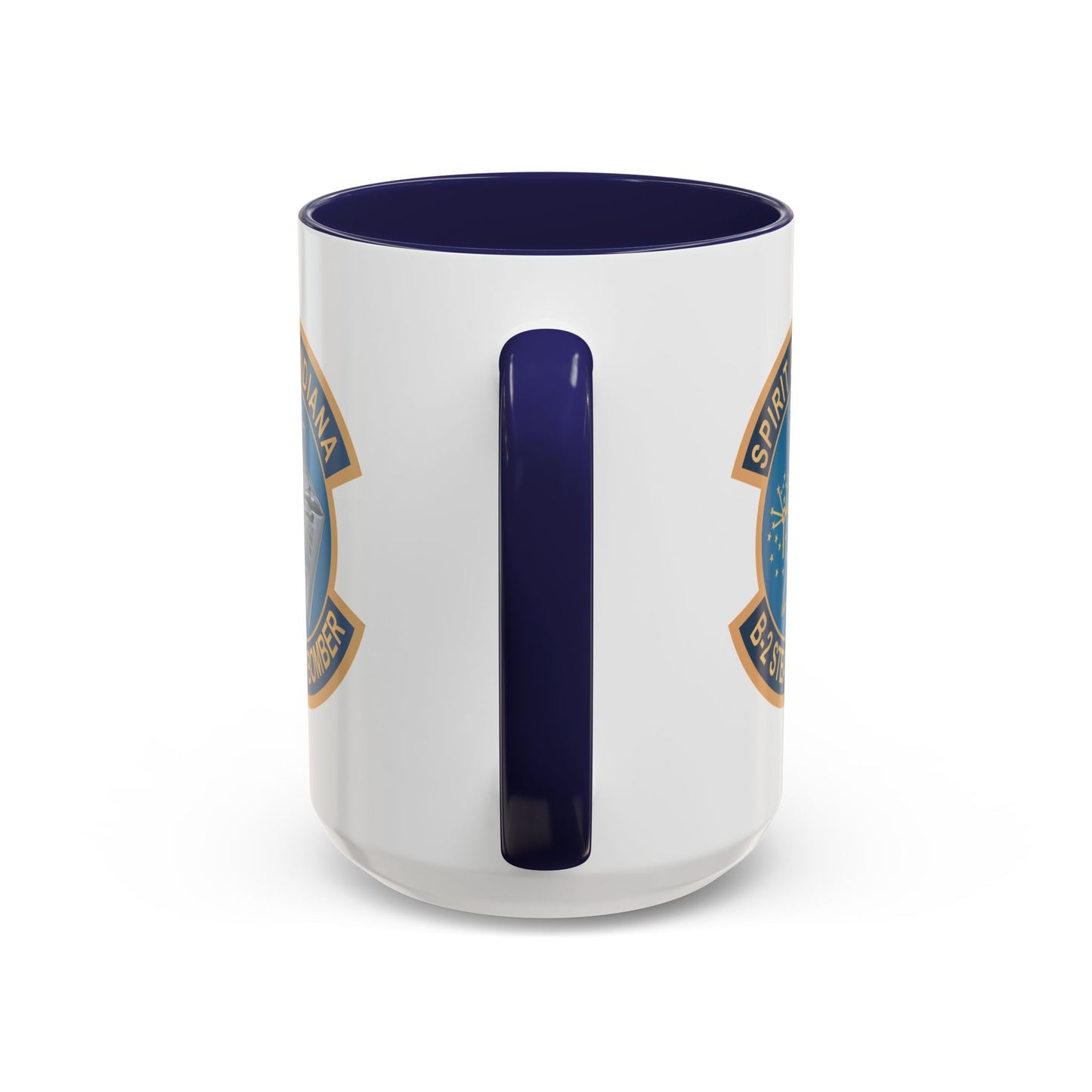 Accent Coffee Mug (11oz & 15oz) - USAF - B2 - Spirit of Indiana - Stealth Bomber wo txt X 300