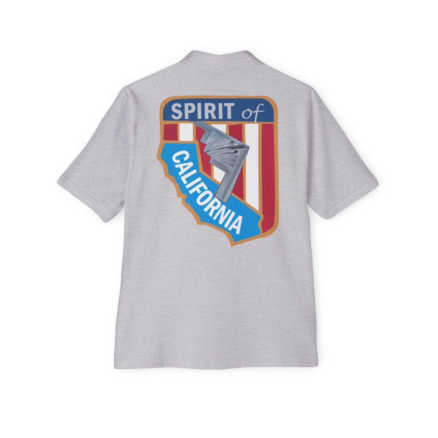 Men's Piqué Polo - USAF - B2 - Spirit of California - Stealth Bomber wo txt X 300