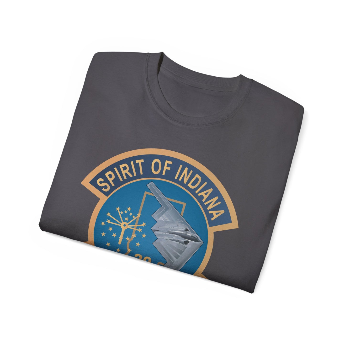 Unisex Ultra Cotton Tee - USAF - B2 - Spirit of Indiana - Stealth Bomber wo txt X 300