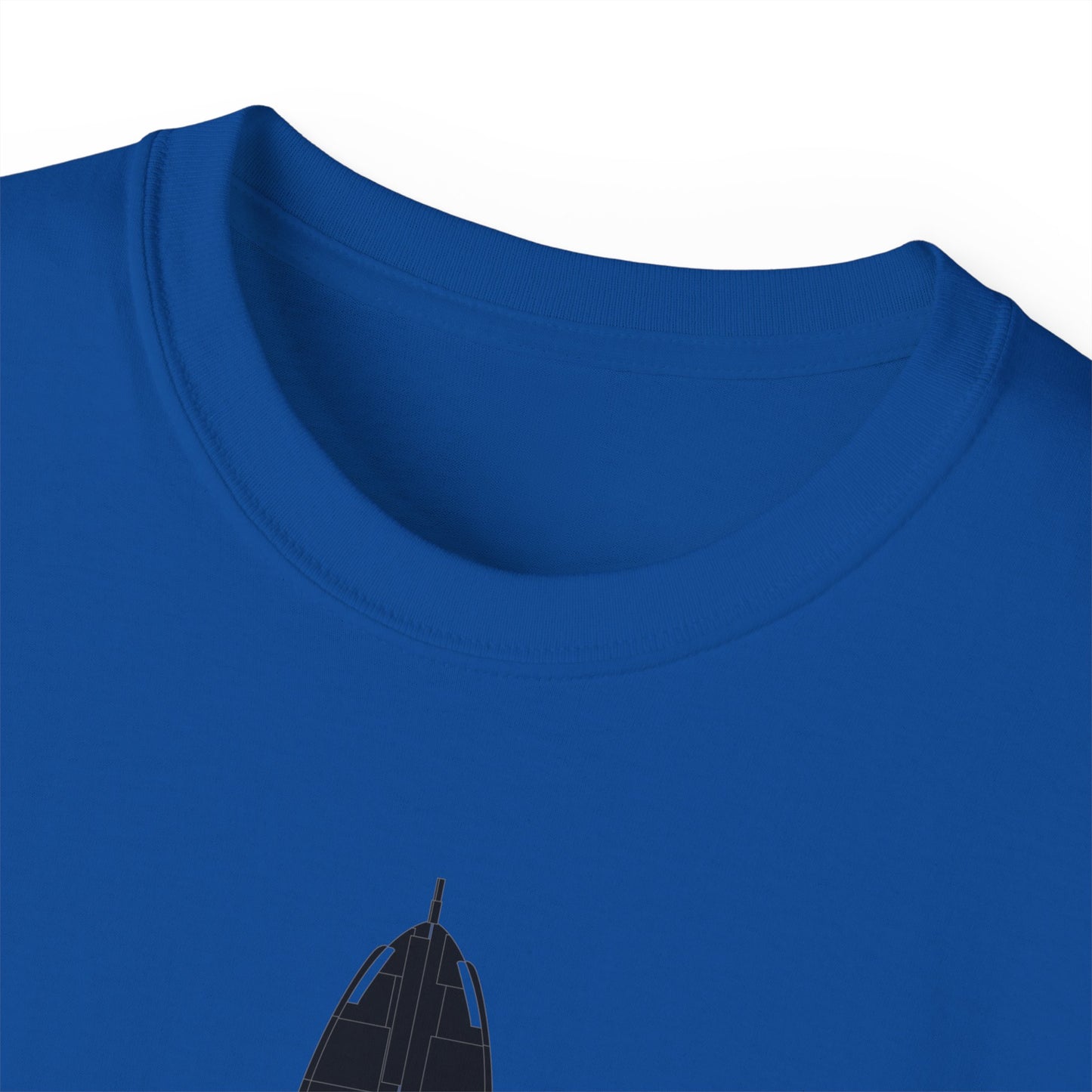 Unisex Ultra Cotton Tee - Aircraft - T-37-Trainer - Top - Black - Metal X 300