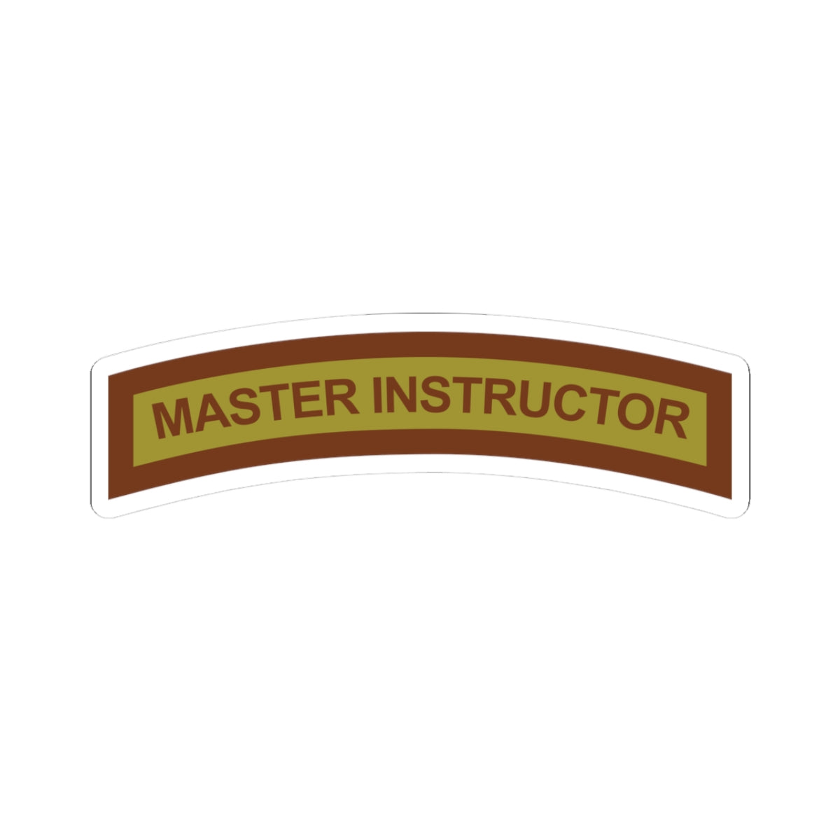 Kiss-Cut Stickers - USAF - Master Instructor Tab