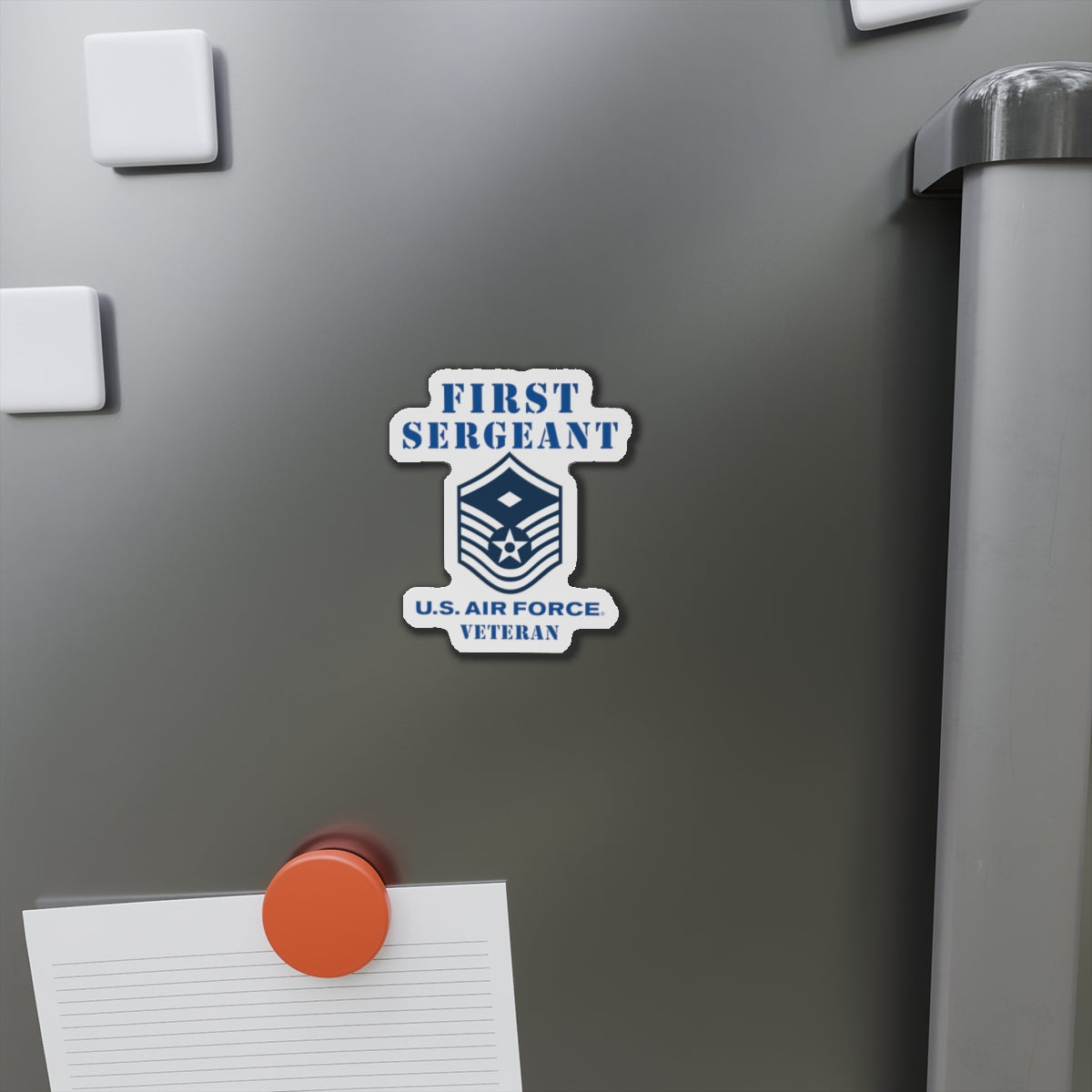 Die-Cut Magnet - USAF - First Sergeant (E7b) - 2020 - Veteran