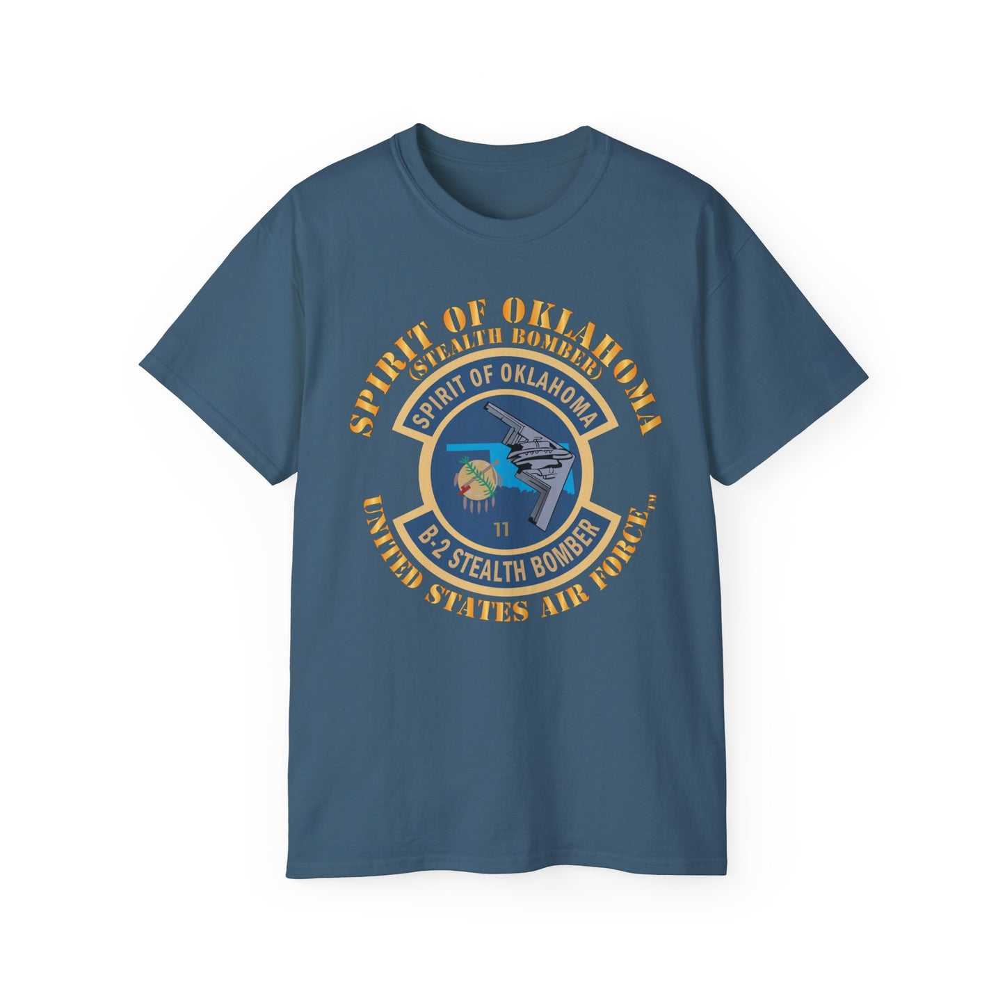 Unisex Ultra Cotton Tee - USAF - B2 - Spirit of Oklahoma - Stealth Bomber X 300