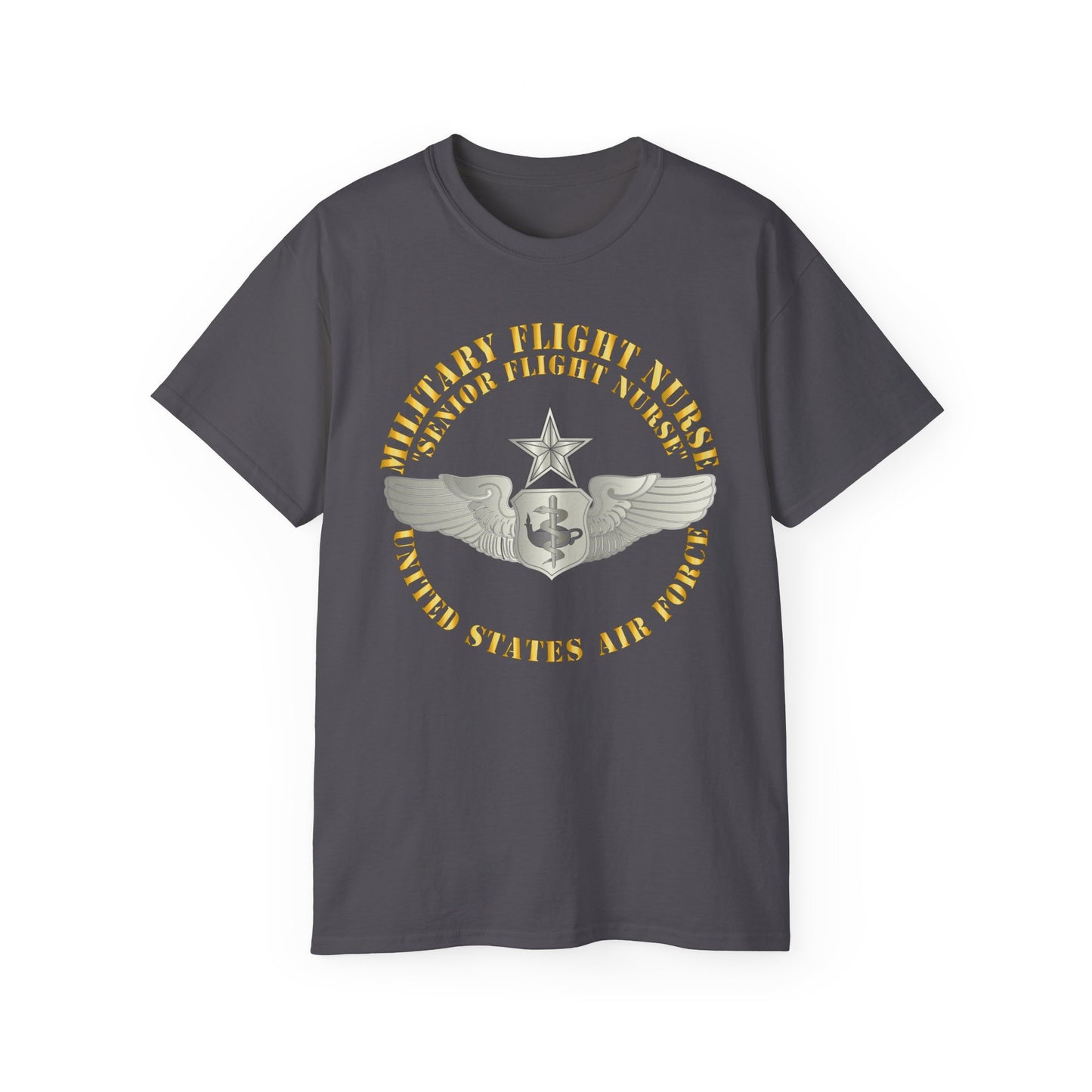 Unisex Ultra Cotton Tee - USAF - Military Flight Nurse - Flight Nurse - Senior