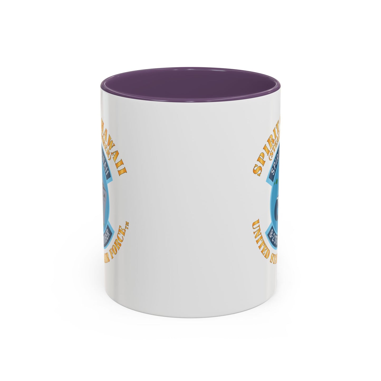 Accent Coffee Mug (11oz & 15oz) - USAF - B2 - Spirit of Hawaii - Stealth Bomber X 300