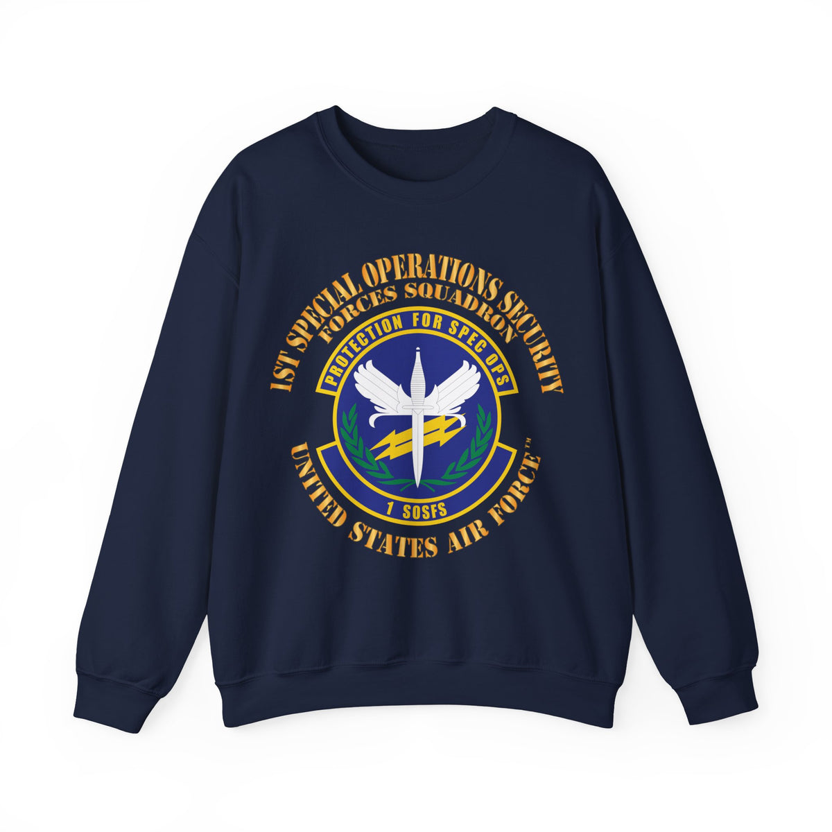 Crewneck Sweatshirt - USAF - 1st Special Operations Security Forces Squadron X 300