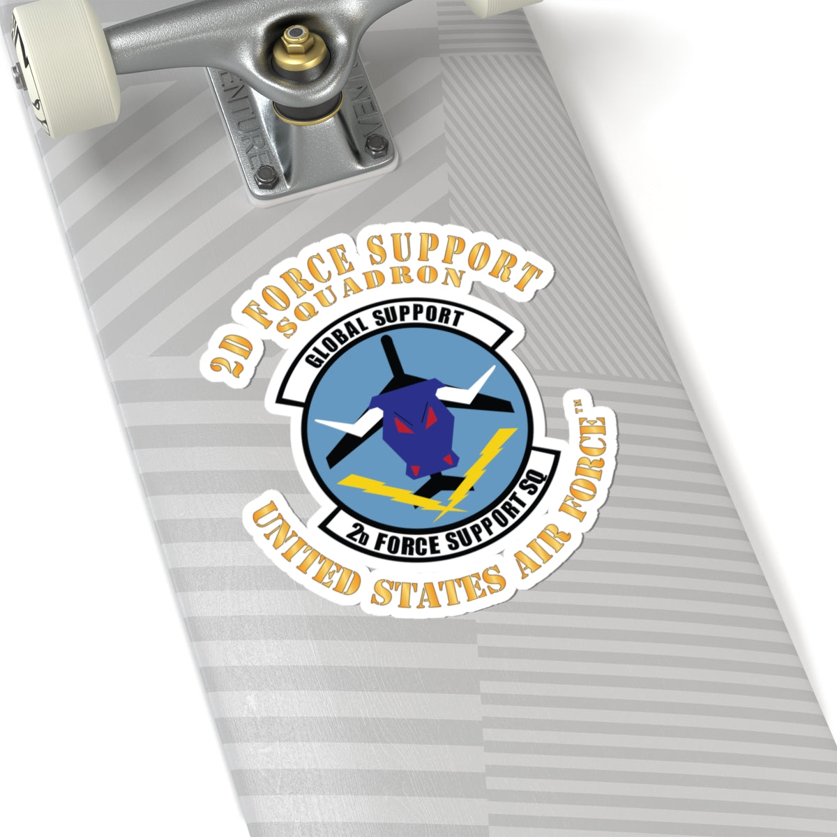 Kiss-Cut Stickers - USAF - 2d Force Support Squadron