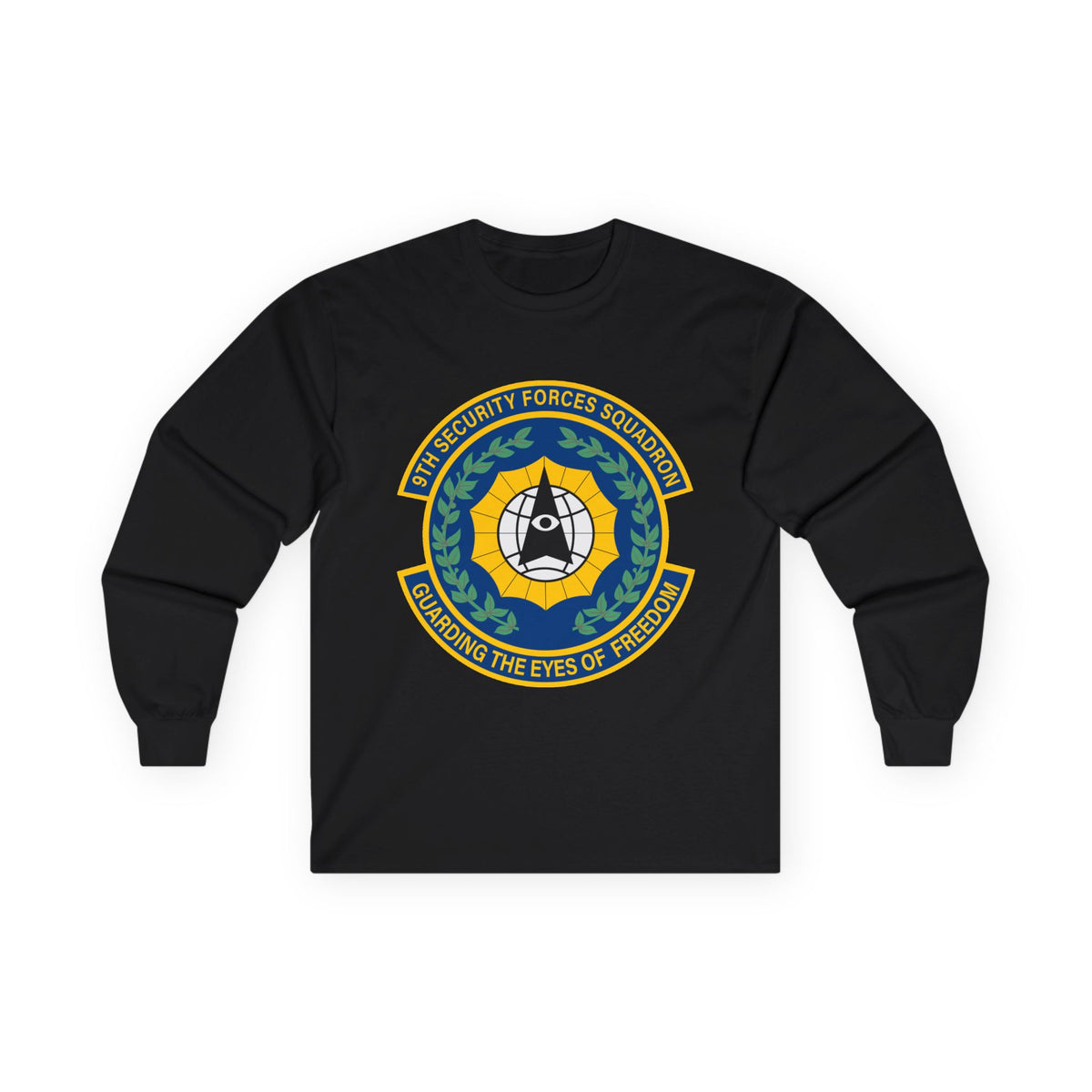 Unisex Ultra Cotton Long Sleeve Tee - USAF - 9th Security Forces Squadron wo txt X 300