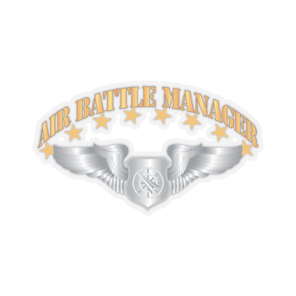 Kiss-Cut Stickers - USAF - Air Battle Manager X 300