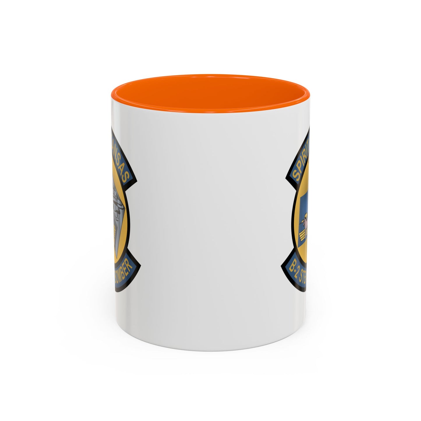 Accent Coffee Mug (11oz & 15oz) - USAF - B2 - Spirit of Kansas - Stealth Bomber wo txt X 300