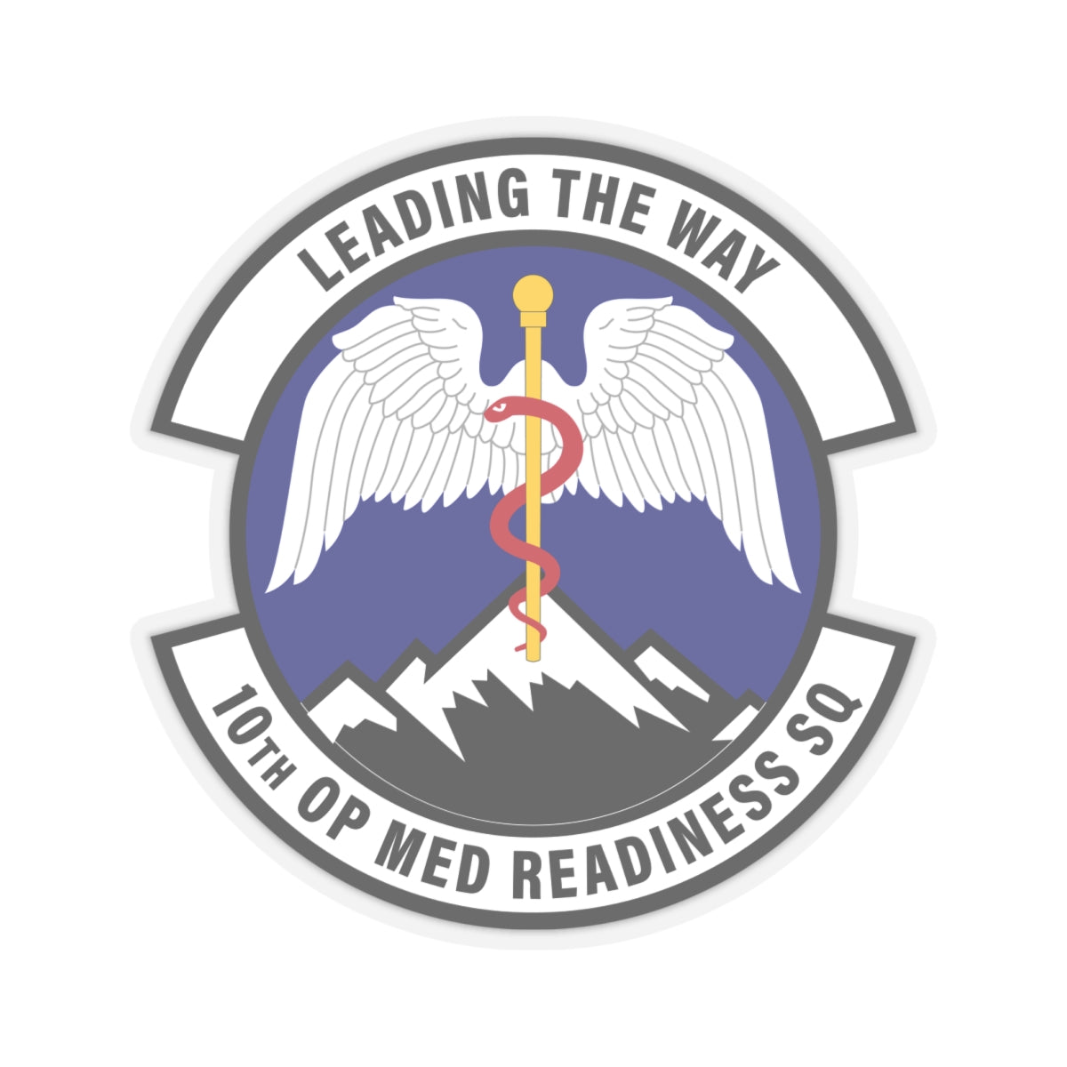 Kiss-Cut Stickers - USAF - 10th Operational Medical Readiness Sq wo txt