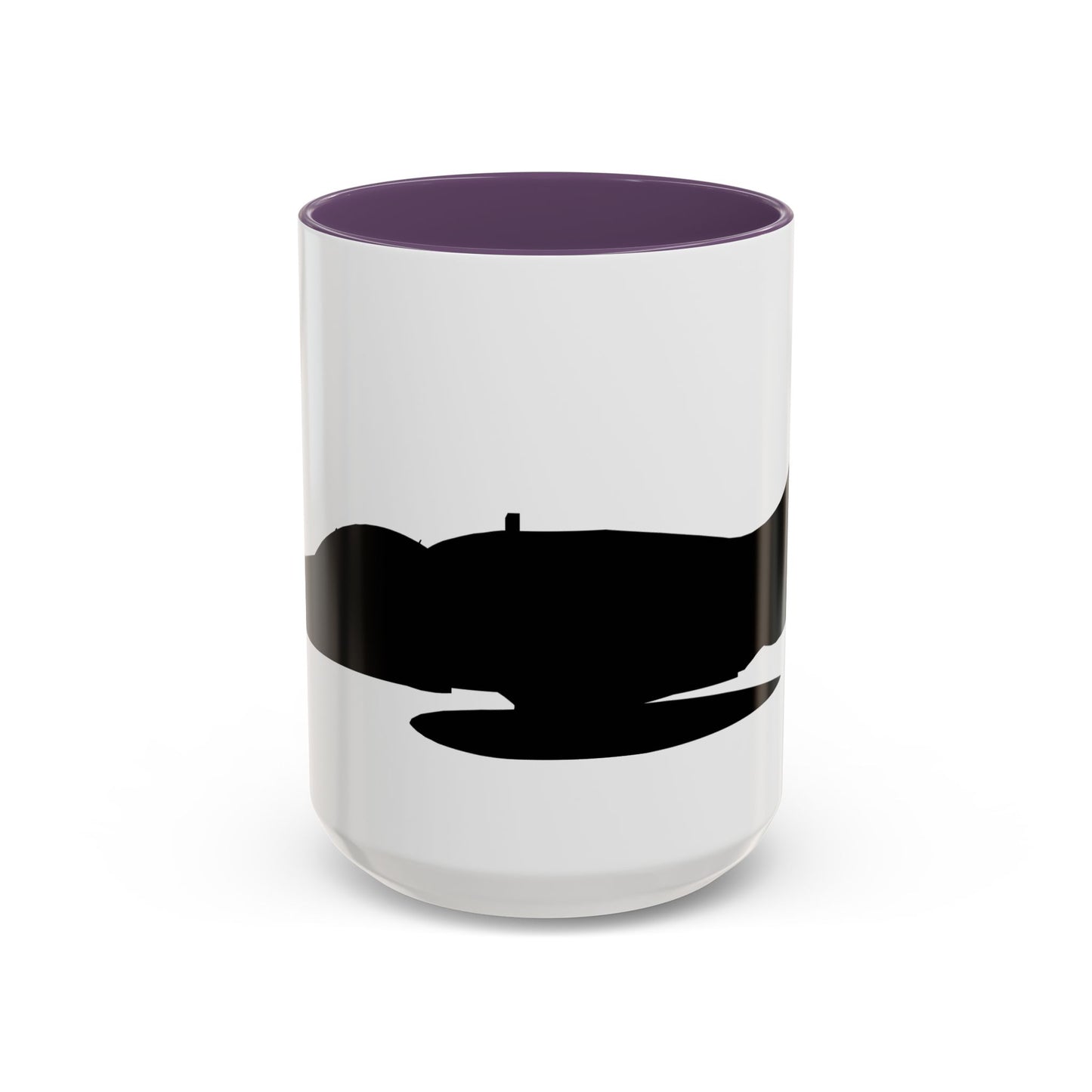 Accent Coffee Mug (11oz & 15oz) - Aircraft - A-4 SkyHawk - Silhouette X 300