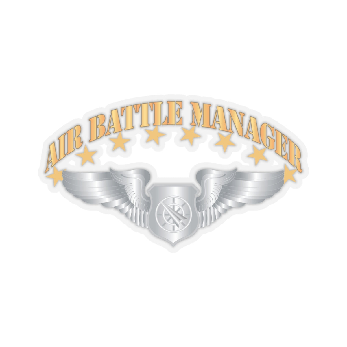 Kiss-Cut Stickers - USAF - Air Battle Manager X 300