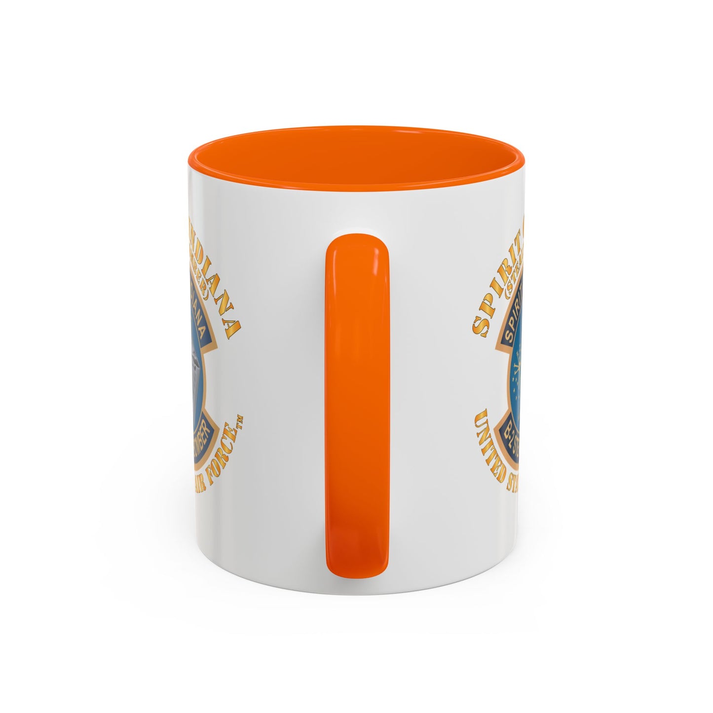 Accent Coffee Mug (11oz & 15oz) - USAF - B2 - Spirit of Indiana - Stealth Bomber X 300