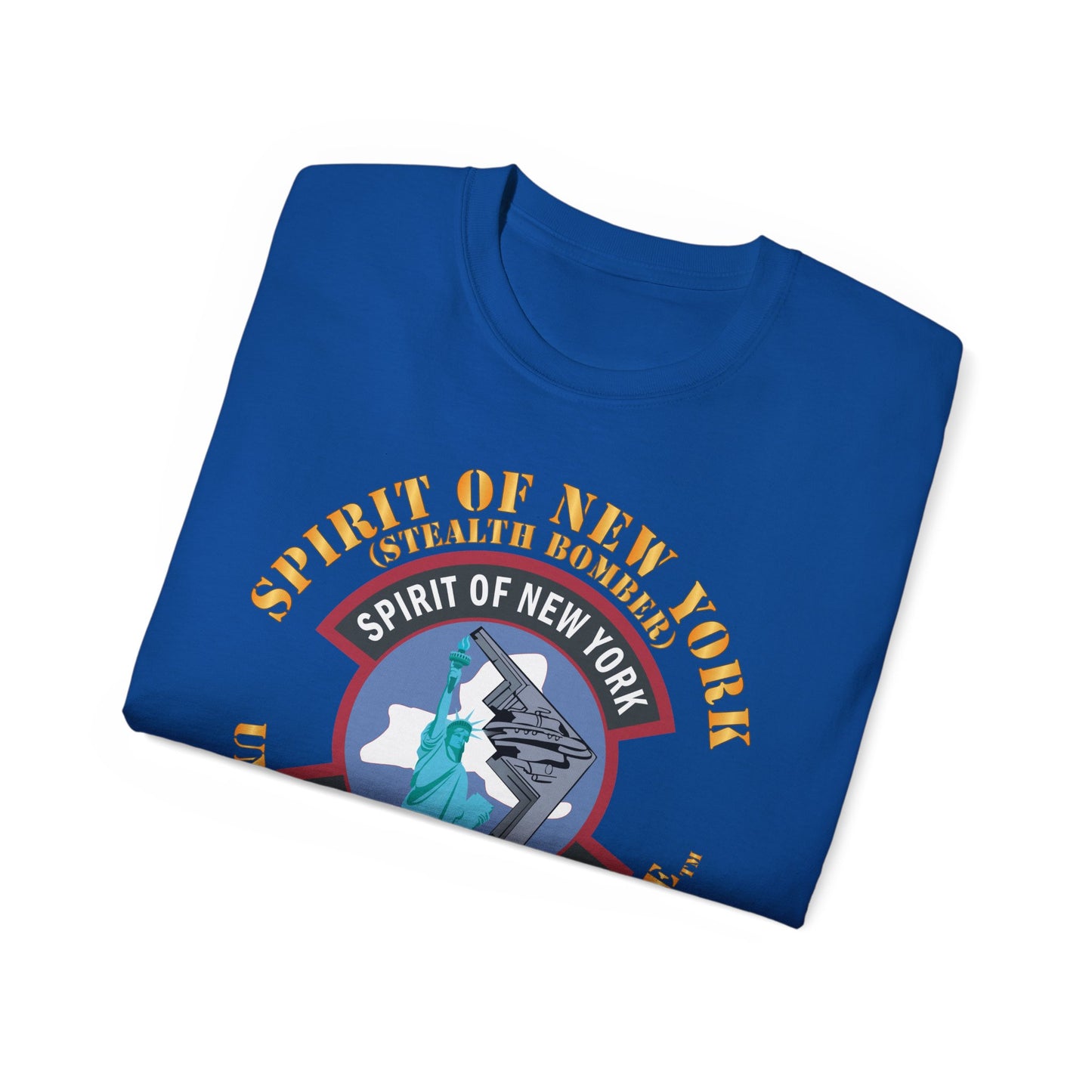 Unisex Ultra Cotton Tee - USAF - B2 - Spirit of New York - Stealth Bomber X 300