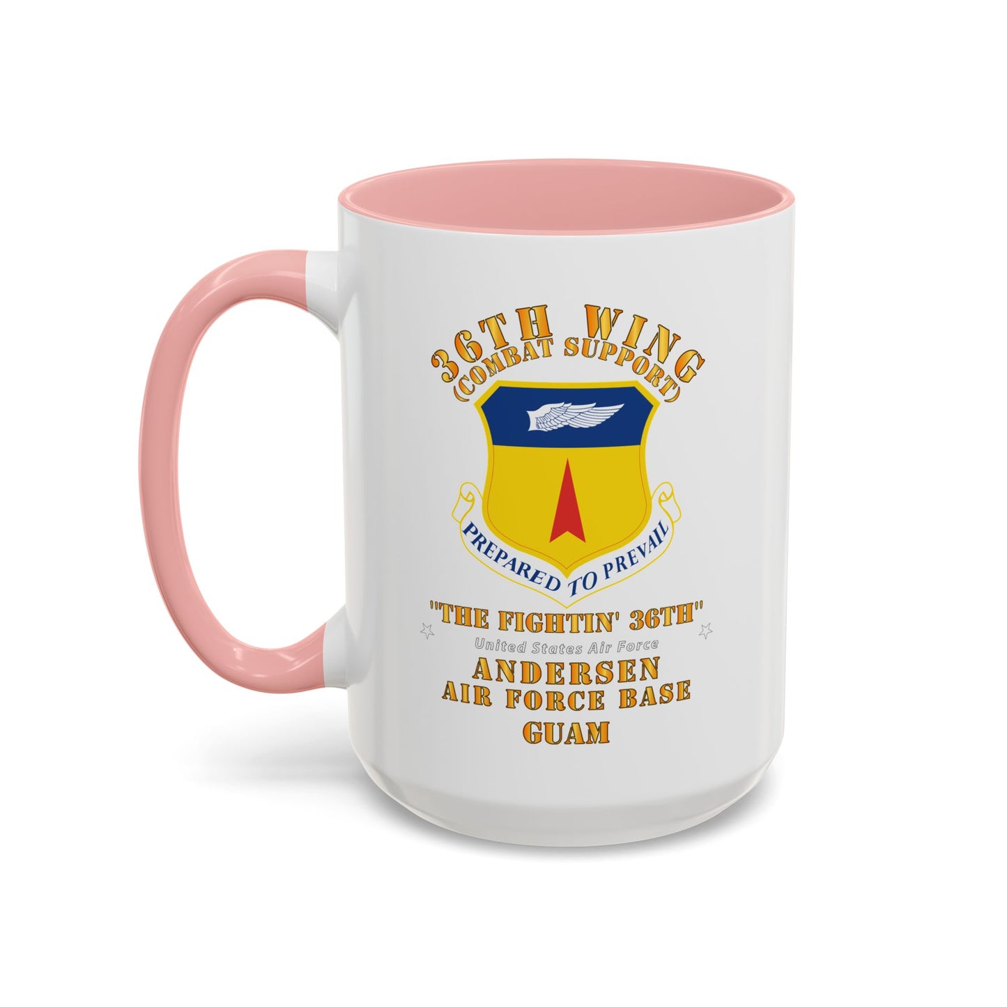 Accent Coffee Mug (11oz & 15oz) - USAF - 36th Wing - Anderson AFB - Guam